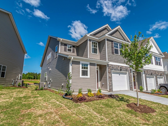 beautiful houses under blue sky